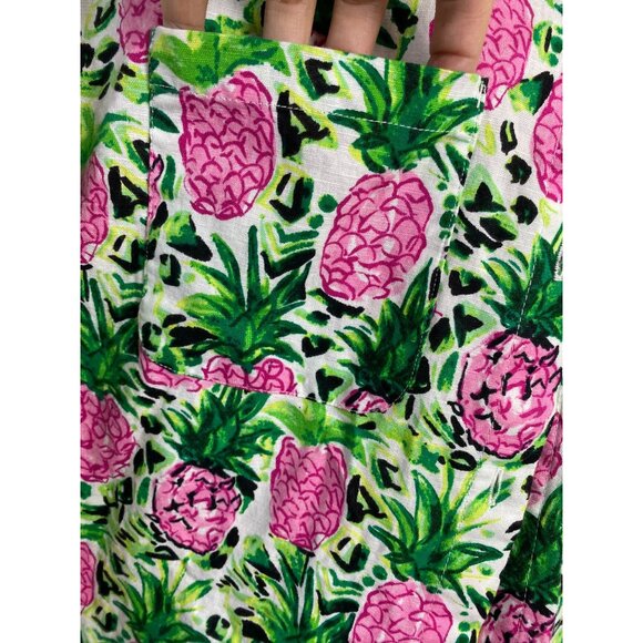 Charter Club Womens Linen blend Floral Long Sleeve Button up Shirt size Large - Picture 6 of 15